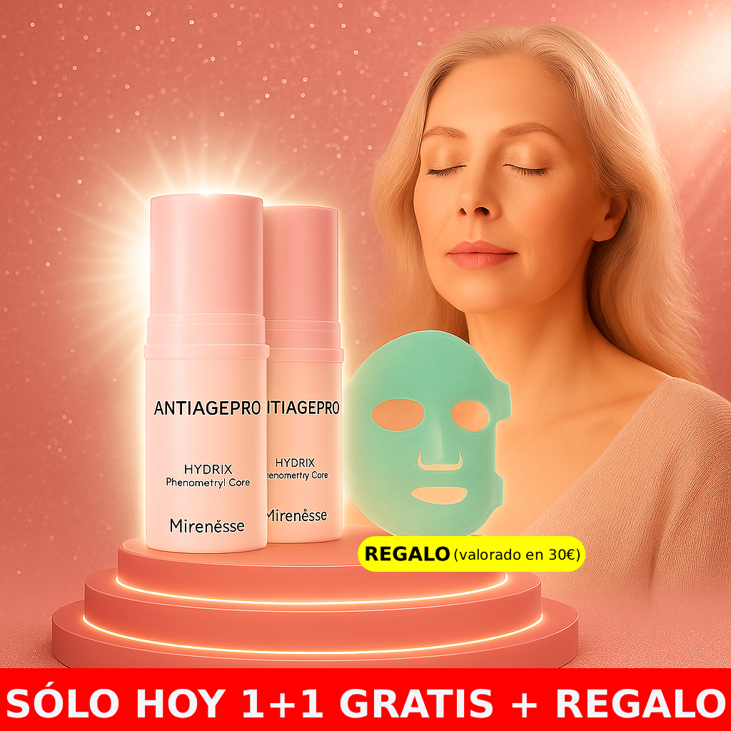 1+1 GRATIS Antiagepro™- El primer lápiz de colágeno con tecnología lifting que eliminan los surcos de la boca en 10 min , olvidate de los trataientos agresivos y quimicos