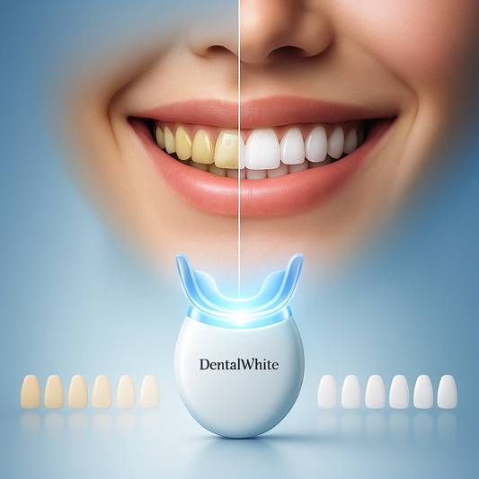 Dentalwhite - El primer blanqueador con tecnologia ultravioleta. Olvidate de los dientes amarillos y consigue una sonrisa vitaldent que todos envidiaran con solo 20 min al dia