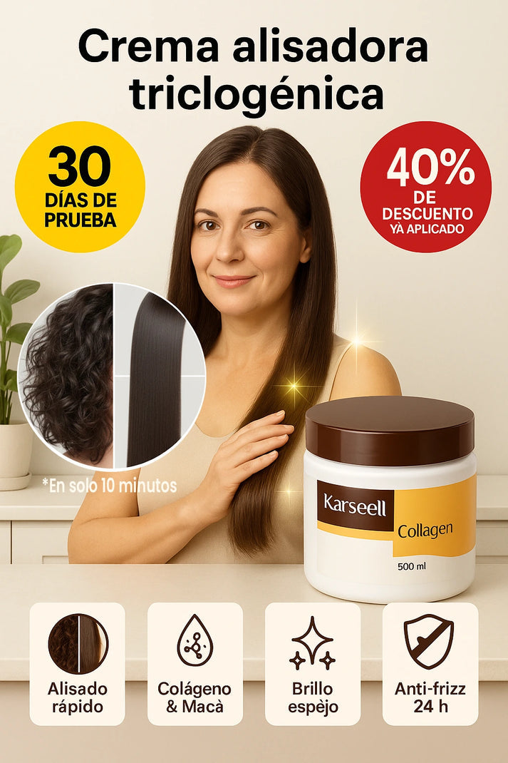 KARSEELL V3™ | La nueva formulación triple con ingredientes naturales que te da resultados en menos de 10 minutos. (*Incluye colágeno para fortalecer el cuero cabelludo en cada aplicación)