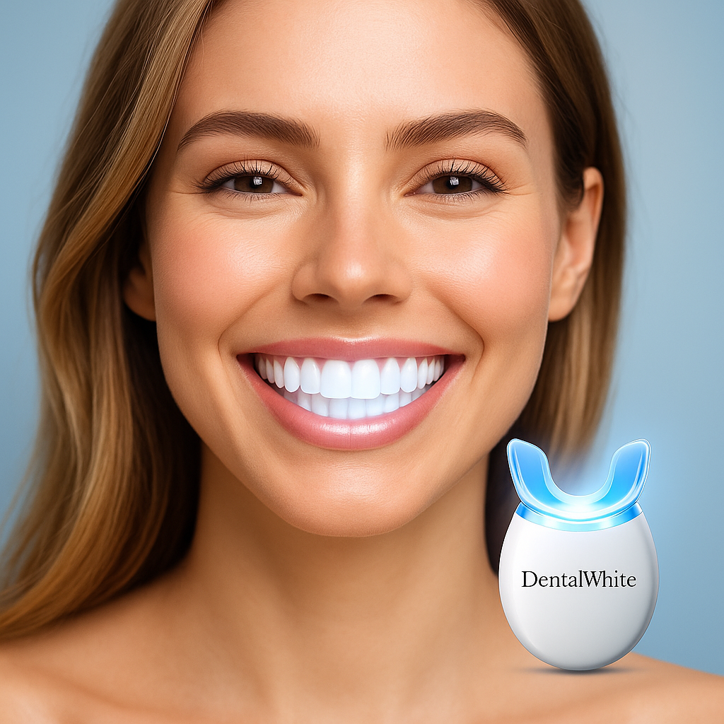 Dentalwhite - El primer blanqueador con tecnologia ultravioleta. Olvidate de los dientes amarillos y consigue una sonrisa vitaldent que todos envidiaran con solo 20 min al dia