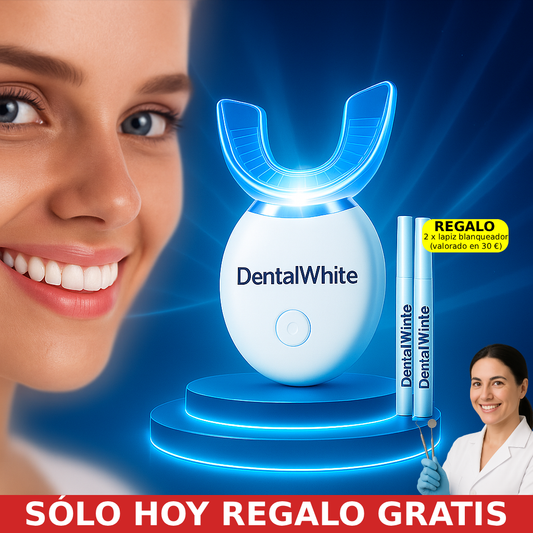 Dentalwhite - El primer blanqueador con tecnologia ultravioleta. Olvidate de los dientes amarillos y consigue una sonrisa vitaldent que todos envidiaran con solo 20 min al dia