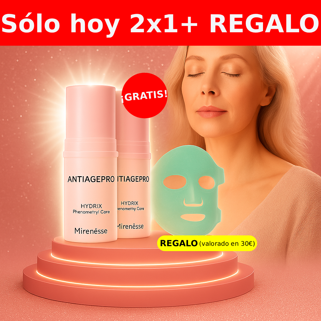 1+1 GRATIS Antiagepro™- El primer lápiz de colágeno con tecnología lifting que eliminan los surcos de la boca en 10 min , olvidate de los trataientos agresivos y quimicos