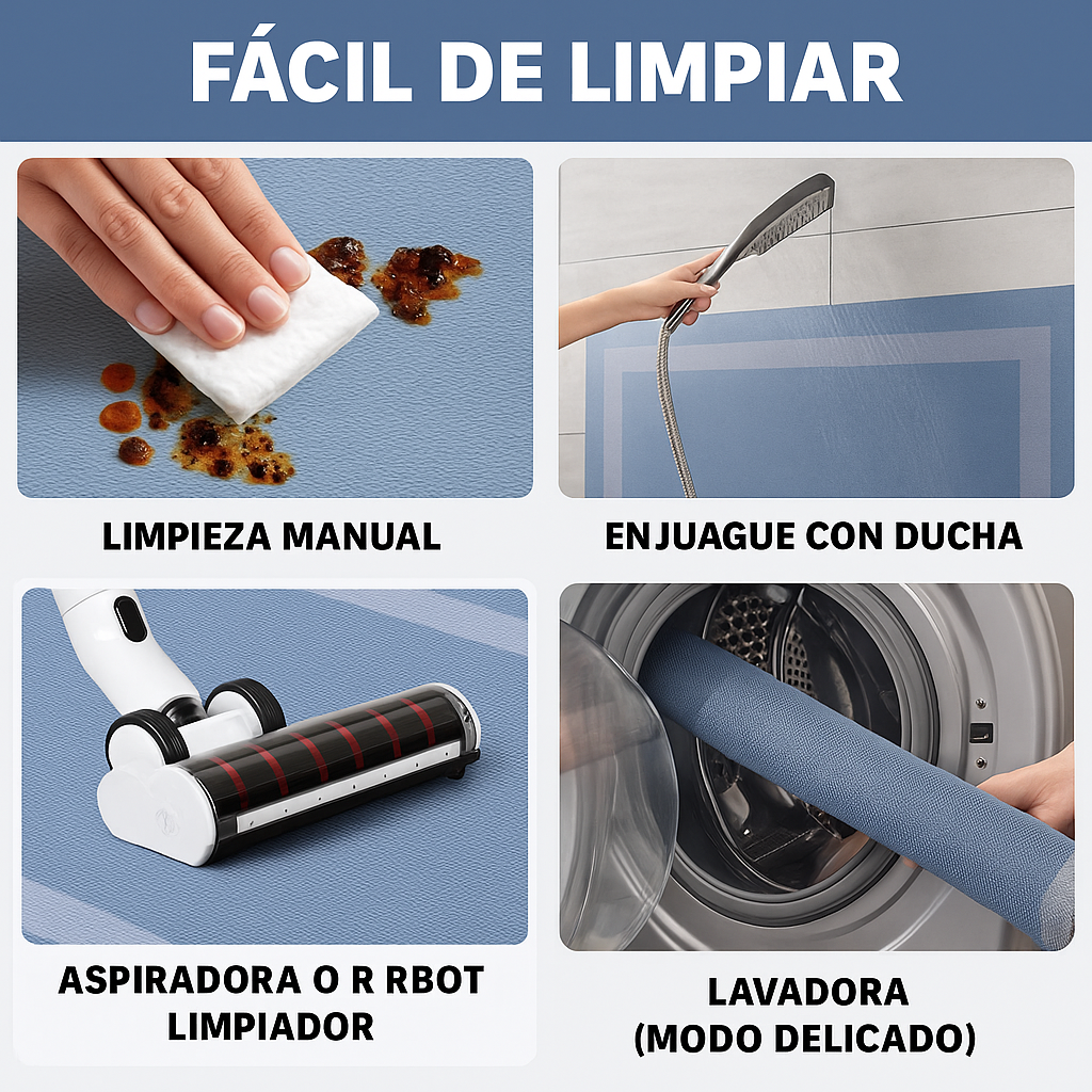 AQUASAFE™ - La alfombra con doble accion absorvente y adherente que te salva de caidas  (la primera con tecnologia de diatomita)