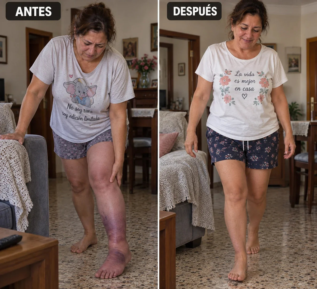 Antes y después: volver a andar sin arrastrar la pierna