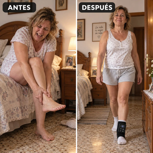 1 + 1 GRATIS | Thermostep™ - Masajeador 4 en 1 con sujeción, calor, vibración y amasado. Reduce tu hinchazón y dolor de pies desde el tercer día o te devolvemos tu dinero (60 días de prueba)