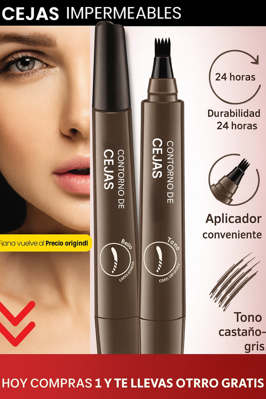 1 + 1 GRATIS|MICROBLISS™ - Cejas perfectas que te hacen 10 años mas joven, con efecto 4D de aplicación facil(el más usado en salones de belleza)